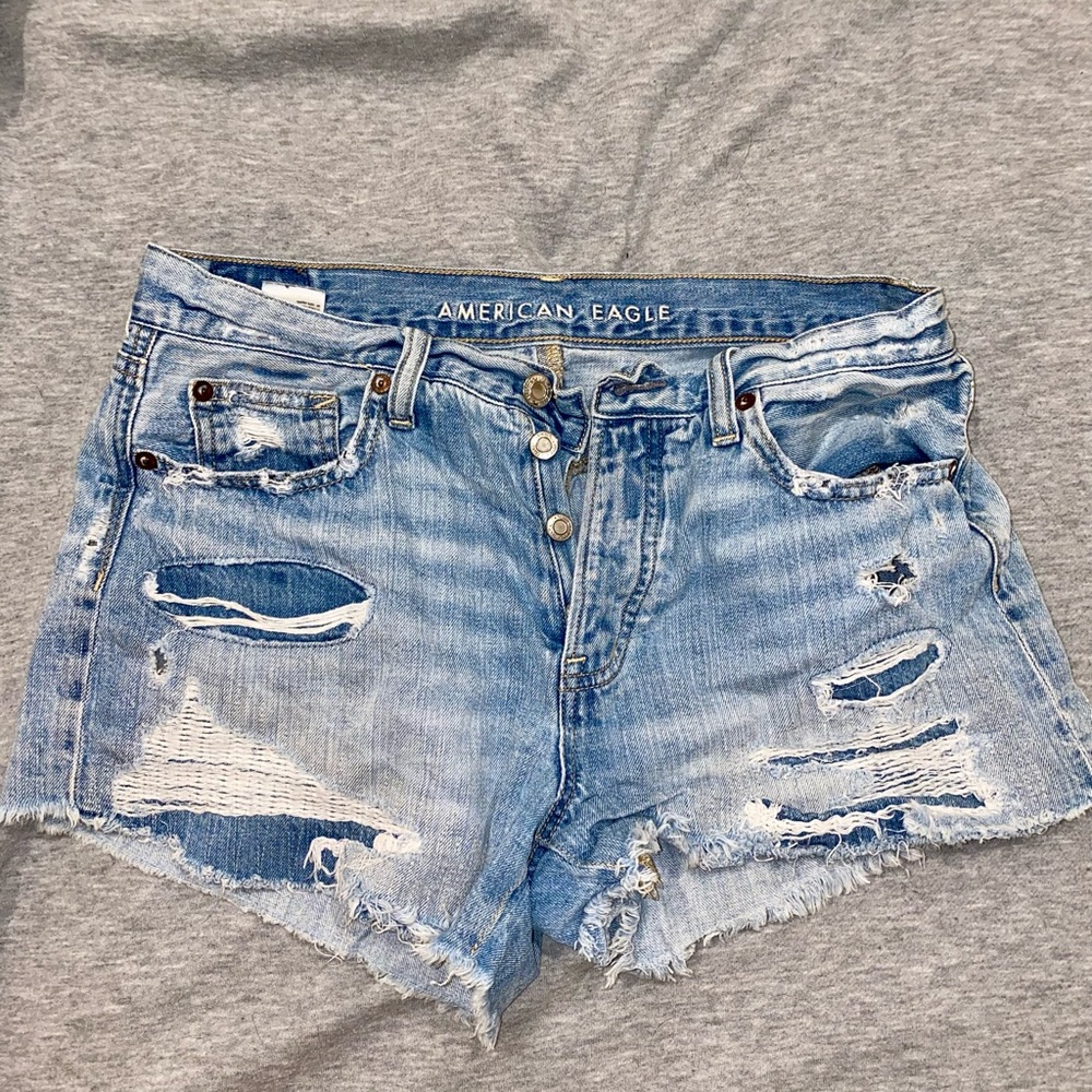 American Eagle Hi-Rise Festival Midi Shorts